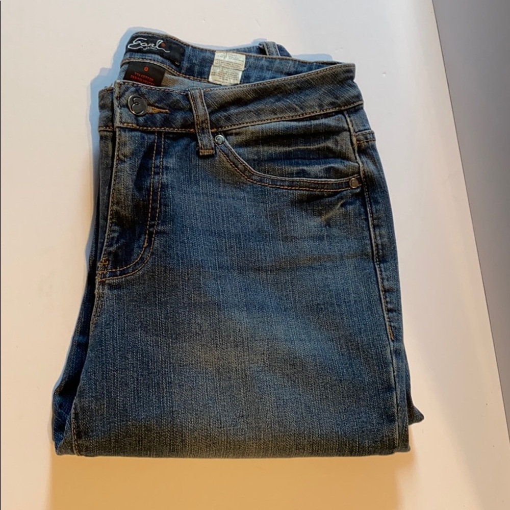 EARL Premium Straight Leg Blue Jeans!!! Soft & Stretchy!!! Size 8